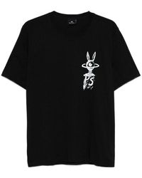 Paul Smith - Crew Neck T-Shirt With Print - Lyst