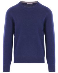 Brunello Cucinelli - Cashmere Crewneck Jumper - Lyst