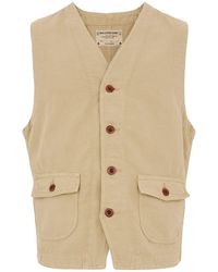 chesapeake's - Gilet With Button Fastening And Pockets - Lyst