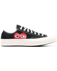 COMME DES GARÇONS PLAY - | Sneakers con stampa cuore | unisex | NERO | 3 - Lyst