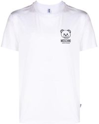 Moschino - | T-shirt stampa Teddy Bear | female | BIANCO | XS - Lyst