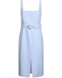 Liu Jo - Short Dress With A Slit And Belt - Lyst