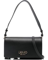 Liu Jo - Borsa A Tracolla Nera - Lyst