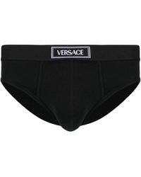 Versace - Slip con banda logo anni '90 - Lyst