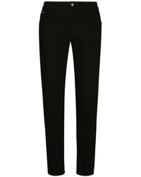 Dolce & Gabbana - Jeans Neri Classici - Lyst