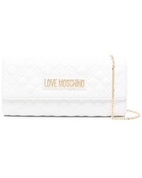 Love Moschino - | Borsa con logo | female | BIANCO | UNI - Lyst