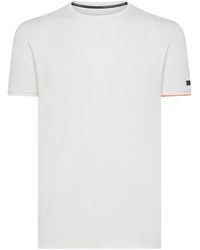 Rrd - | T-shirt in misto cotone con polso a contrasto | male | BIANCO | 48 - Lyst