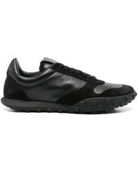 Jil Sander - Nappa Leather And Suede Moon Sneakers - Lyst