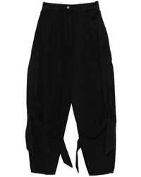 The Attico - Voluminous Jeans With Unique Ties - Lyst