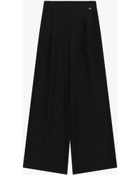 Dixie - Pantalon Palazzo Taille Haute À Motif Fleuri - Lyst