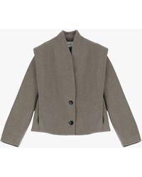 Dixie - Veste Courte À Épaules Structurées Et Double Bouton - Lyst