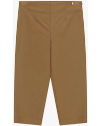 Dixie - Pantaloni Cropped Sartoriali A Vita Media - Lyst