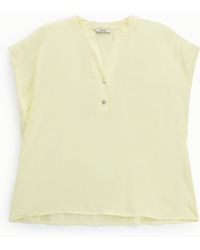 Dixie - Top Ampio Con Maniche Corte E Scollo A V - Lyst