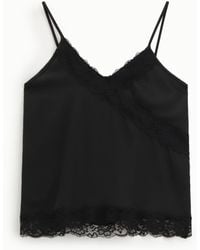 Dixie - Top Spalline Sottili Con Inserti - Lyst
