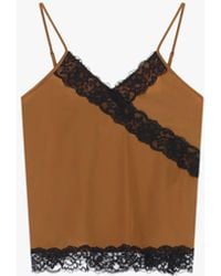 Dixie - Top Spalline Sottili Con Inserti - Lyst
