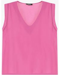 Dixie - Top Senza Maniche Con Scollo A V - Lyst
