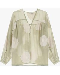 Dixie - Camicia Con Maniche 3/4 E Bottoni - Lyst