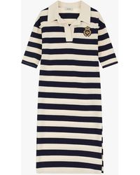 Dixie - Abito A Righe Con Colletto Classico - Lyst