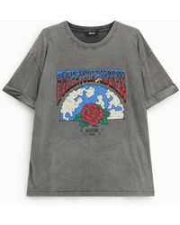 Dixie - T-Shirt Stampa Grafica Con Girocollo E Maniche Corte - Lyst