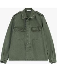 Dixie - Giacca Camicia Con Borchie E Spalline Decorative - Lyst