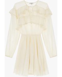 Dixie - Vestito Corto Con Maniche Lunghe Fluenti - Lyst
