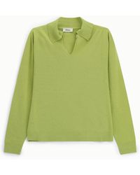 Dixie - Maglione Pullover Con Collo Polo E Maniche Lunghe - Lyst