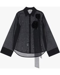 Dixie - Camicia Con Dettagli Floreali E Chiusura A Bottoni - Lyst