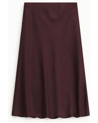 Dixie - Jupe Longue Taille Haute Coupe Fluide - Lyst