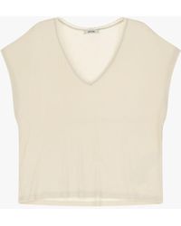 Dixie - T-Shirt À Col V Et Manches Courtes - Lyst