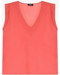 Dixie - Top Senza Maniche Con Scollo A V - Lyst