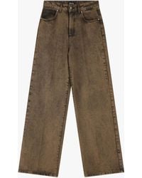 Dixie - Jeans A Gamba Larga Vita Alta - Lyst