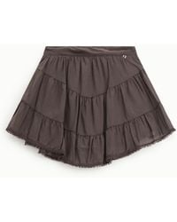 Dixie - Gonna Corta Con Balze Delicate - Lyst