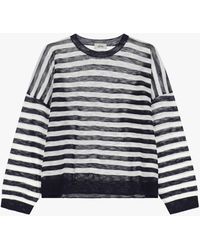 Dixie - Maglione A Righe Maniche Lunghe - Lyst