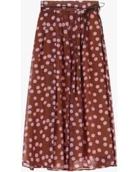 Dixie - Gonna Lunga A Pois Con Cintura - Lyst