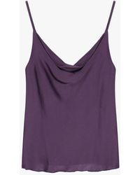 Dixie - Top Con Spalline Sottili E Scollo A Cascata - Lyst