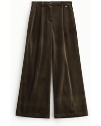 Dixie - Pantaloni Palazzo Vita Alta Con Pince - Lyst