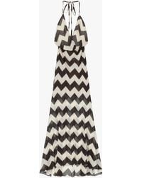 Dixie - Robe Longue Avec Décolleté En V - Lyst