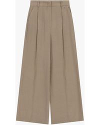 Dixie - Pantalon Palazzo Taille Haute À Pinces Devant - Lyst