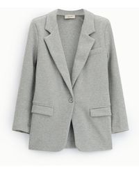Dixie - Blazer À Bouton Unique Avec Revers Et Poches À Rabat - Lyst