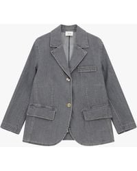 Dixie - Blazer Denim Con Tasche Applicate E Bottoni - Lyst
