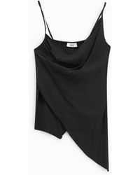 Dixie - Top Asymétrique À Fines Bretelles Drapé - Lyst