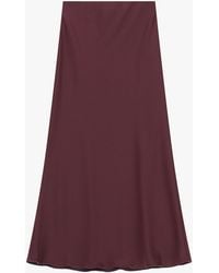 Dixie - Gonna Lunga Svasata Vita Alta Tinta Unita - Lyst