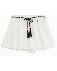 Dixie - Pantaloncini Ampi Con Cintura Decorativa - Lyst