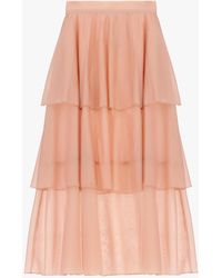Dixie - Jupe Longue À Volants, Taille Haute - Lyst