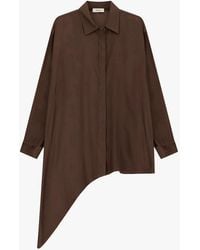 Dixie - Chemise Motif Jacquard À Coupe Asymétrique - Lyst