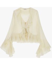 Dixie - Blouse À Volants Et Manches Larges - Lyst