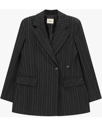 Dixie - Blazer À Rayures Fermeture Simple Et Poches - Lyst