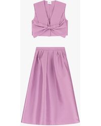 Dixie - Completo Con Gonna E Top Con Fiocco - Lyst