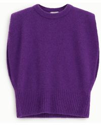 Dixie - Pull Sans Manches Col Rond Coupe Ample - Lyst