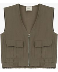 Dixie - Gilet Con Chiusura Zip E Tasche - Lyst